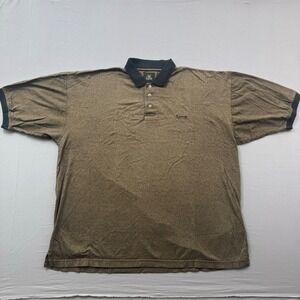 Lynx Mens XL Brown Mercerized Cotton Short Sleeve Polo Shirt LX 3003 Golf Sport